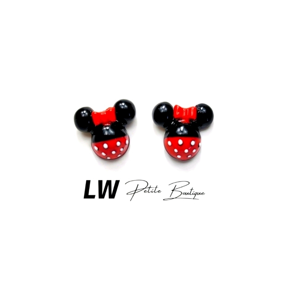 Minnie Mouse Boutique Studs